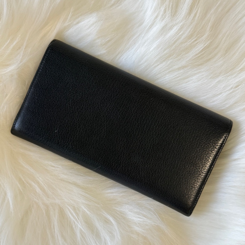 BALENCIAGA LE CITY WALLET 2013 BLACK LEATHER FOR CITY BAG AUTHENTIC - Picture 2 of 4